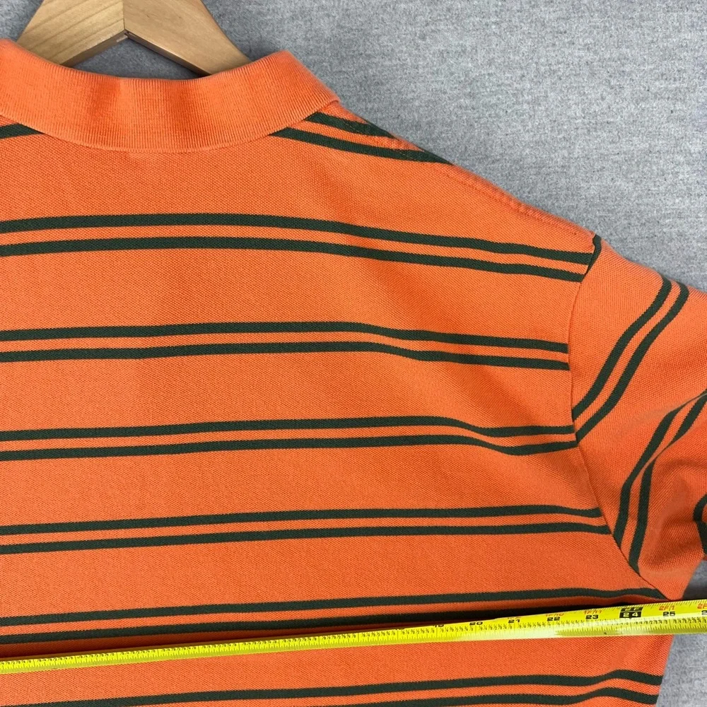 Ralph Lauren‎ Polo Rugby Short Sleeve Shirt Men’s XXL Orange Green